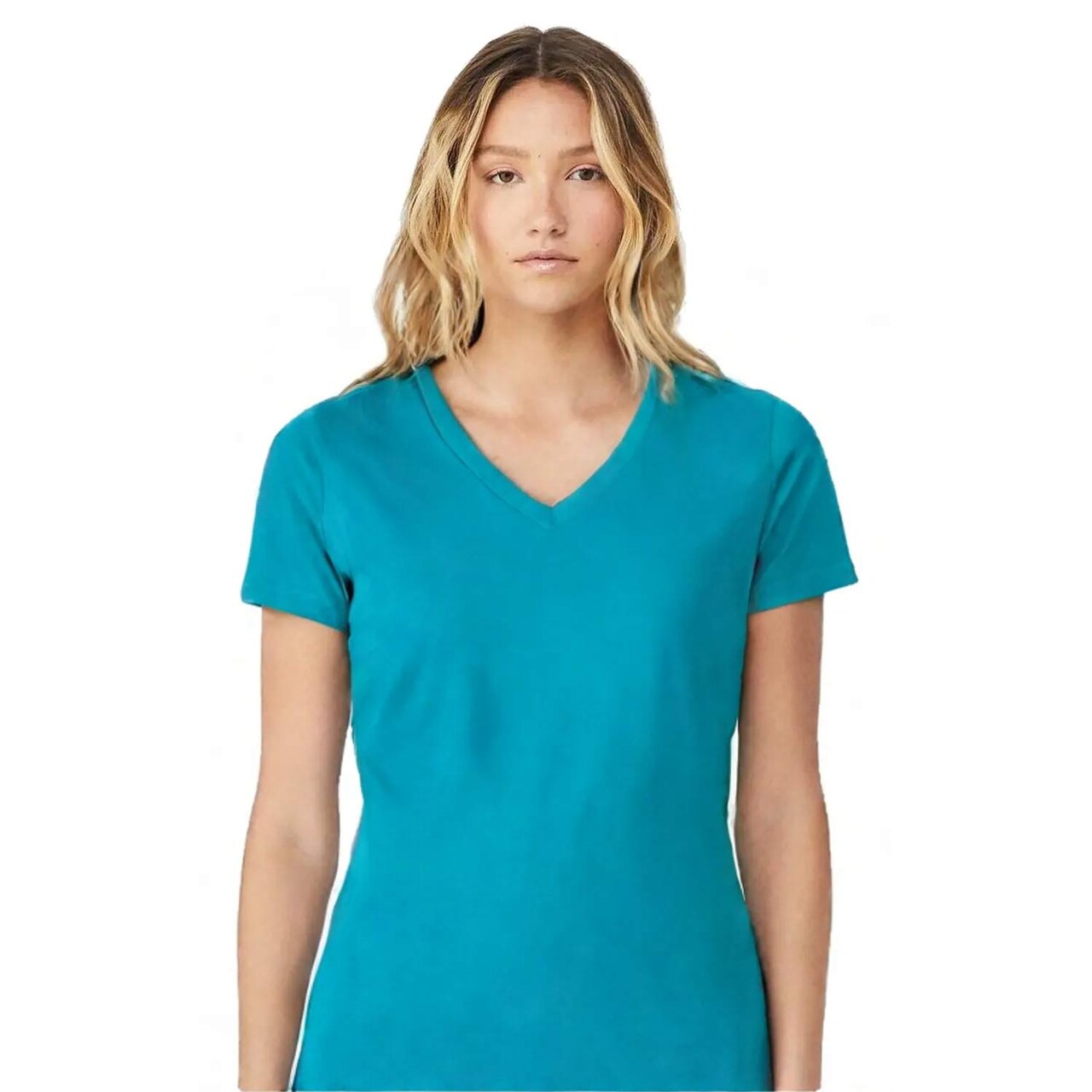 BELLA + CANVAS Women’s Relaxed Jersey V-Neck Tee for Casual, Layering & Everyday Soft Wear